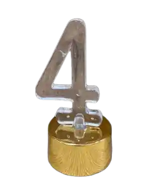 Numero 4 Led Para Torta