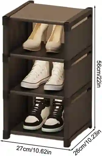 Organizador De Zapatos En Tela 3 Niveles