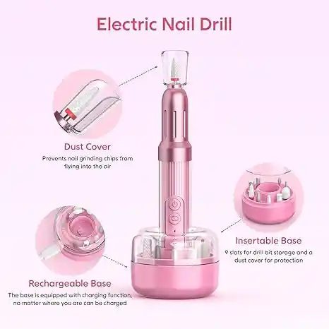 Pulidor Para Manicura Uñas Recargable