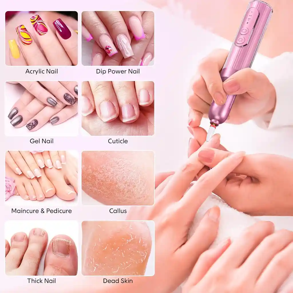 Pulidor Para Manicura Uñas Recargable