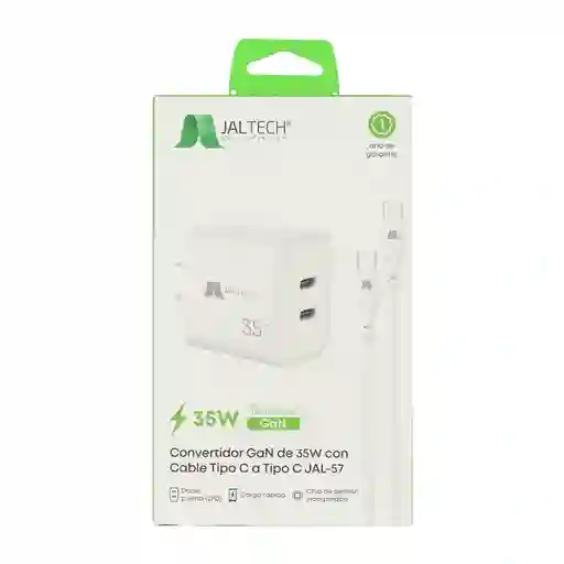Cargador Para Celular 35w Adaptador+cable Tipo C