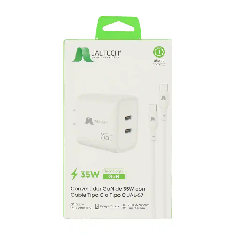 Cargador Para Celular 35w Adaptador+cable Tipo C