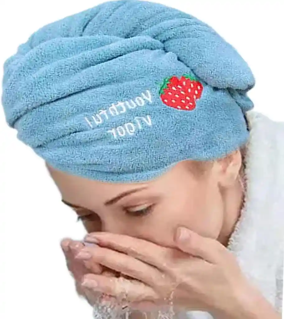 Toalla De Microfibra Con Diseño De Frutas – Suave Y Absorbente