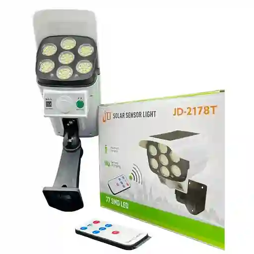 Cámara Falsa Con Energía Solar Y 77 Led – Incluye Control Remoto