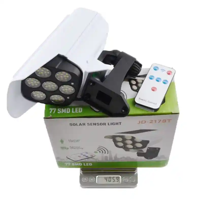 Cámara Falsa Con Energía Solar Y 77 Led – Incluye Control Remoto