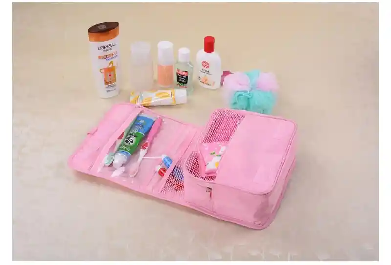 Cosmetiquera Multifuncional Expandible – Ideal Para Viajes Y Uso Diario