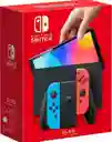 Nintendo Switch Oled 64gb Standard Color Rojo Azul Neón Color Rojo Neón/azul Neón/negro (caja Con Deterioro)