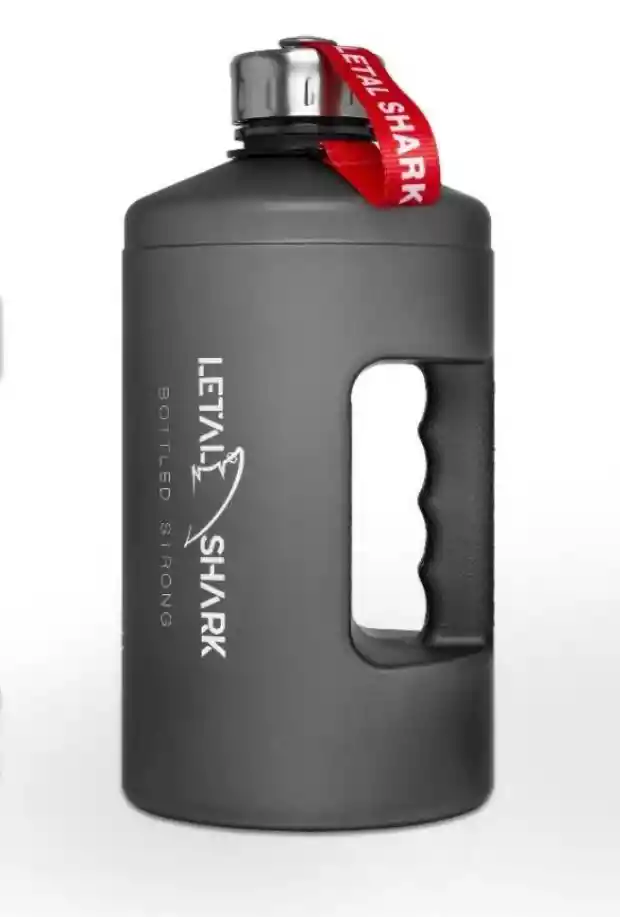 Termo Botella Deportivo Letal Shark Motivacion Fitness 2 Litros