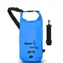 Dry Bag 100% Impermeable 10 Lts, Bolsa, Estuche, Morral Azul Claro