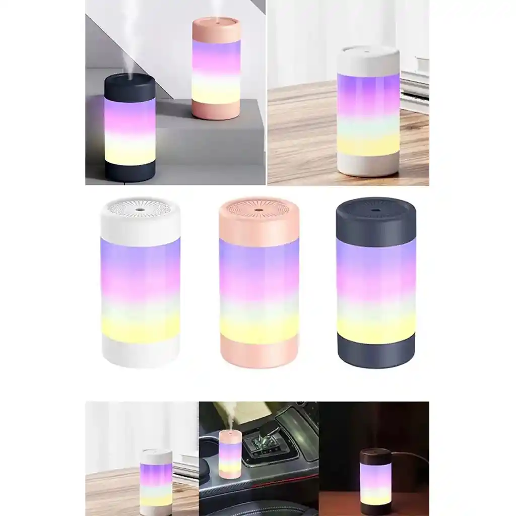 Difusor De Aroma Con Luces Led 300ml Dq122 – Relajación Y Aromaterapia