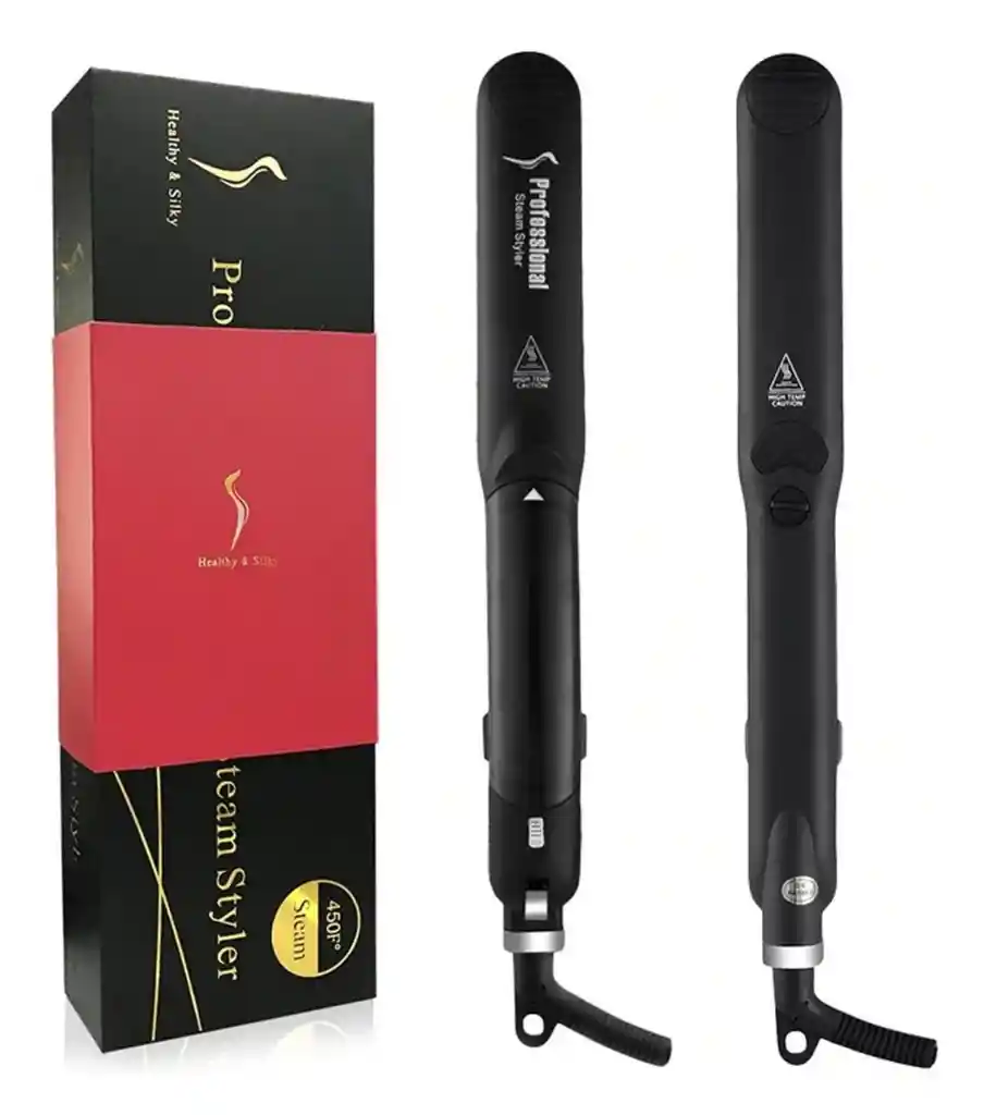 Plancha De Pelo A Vapor Keratina Y Argán Profesional 450f