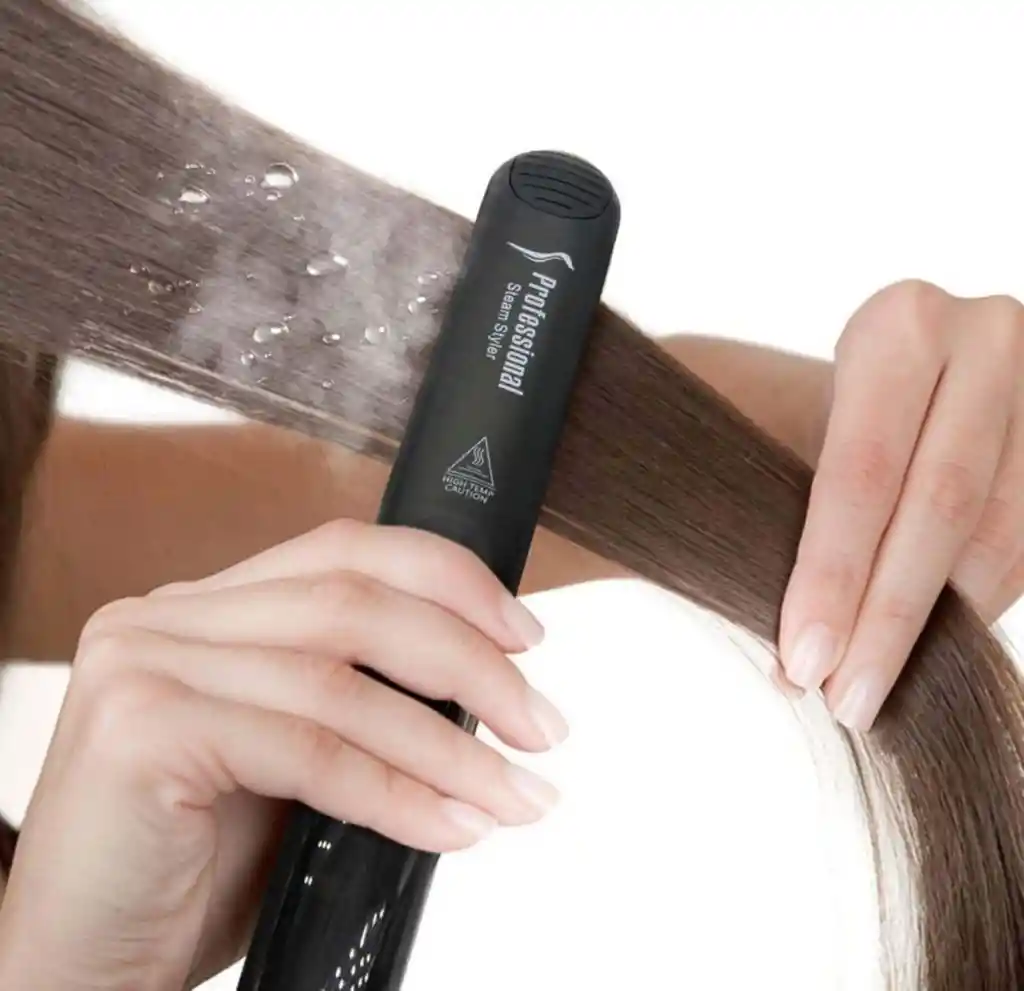 Plancha De Pelo A Vapor Keratina Y Argán Profesional 450f