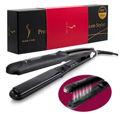 Plancha De Pelo A Vapor Keratina Y Argán Profesional 450f