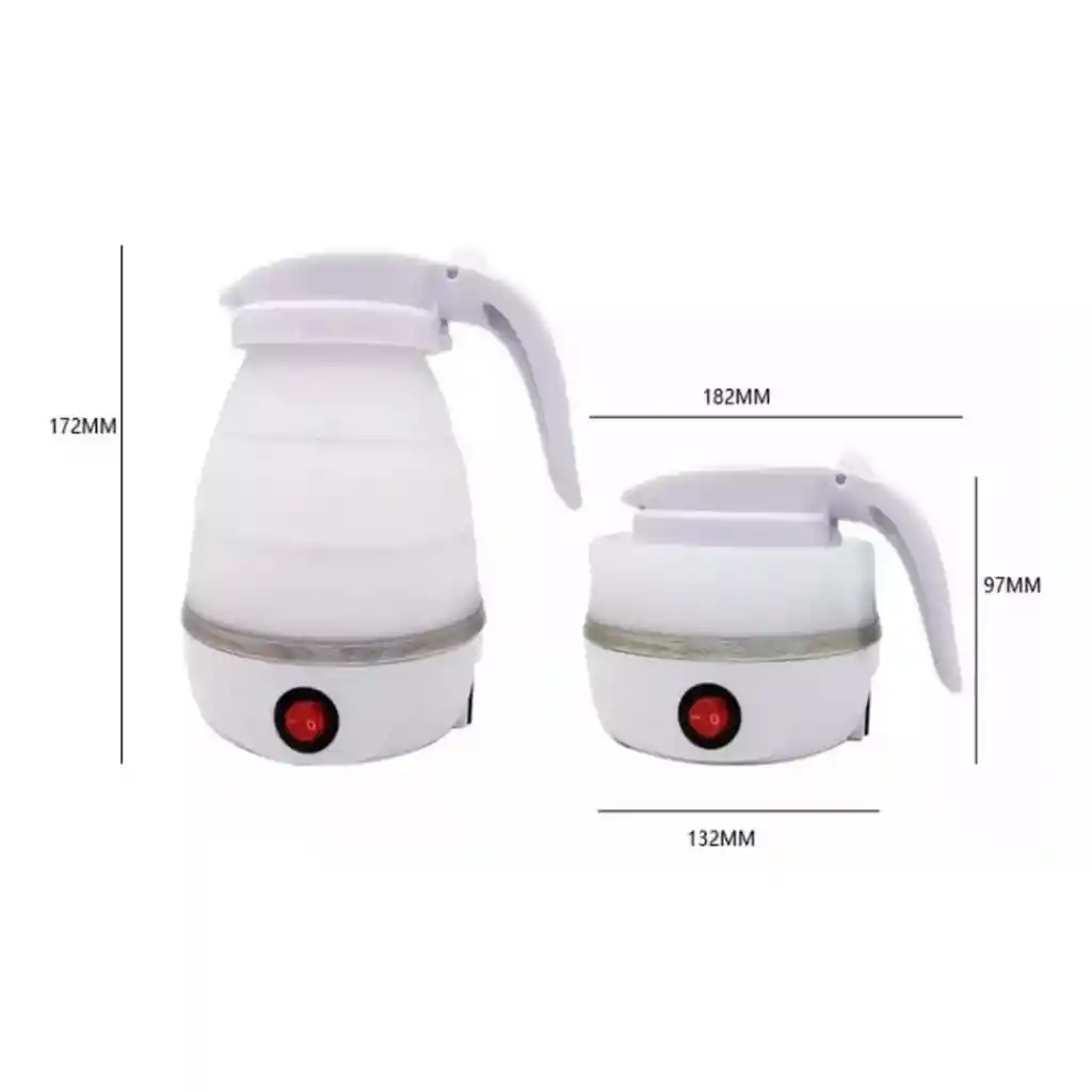 Hervidor De Agua Silicona Plegable – Ahorra Espacio Y Hierve Rápido