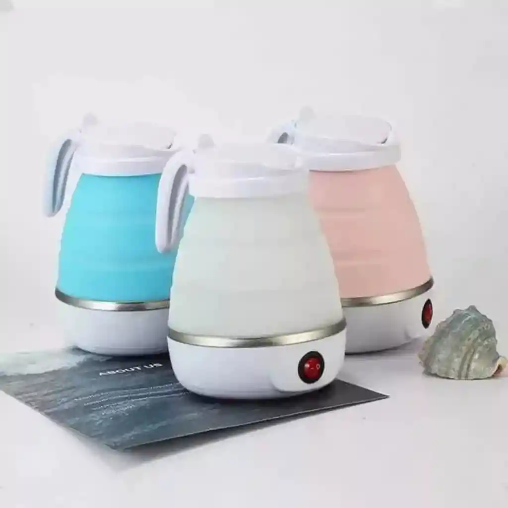 Hervidor De Agua Silicona Plegable – Ahorra Espacio Y Hierve Rápido