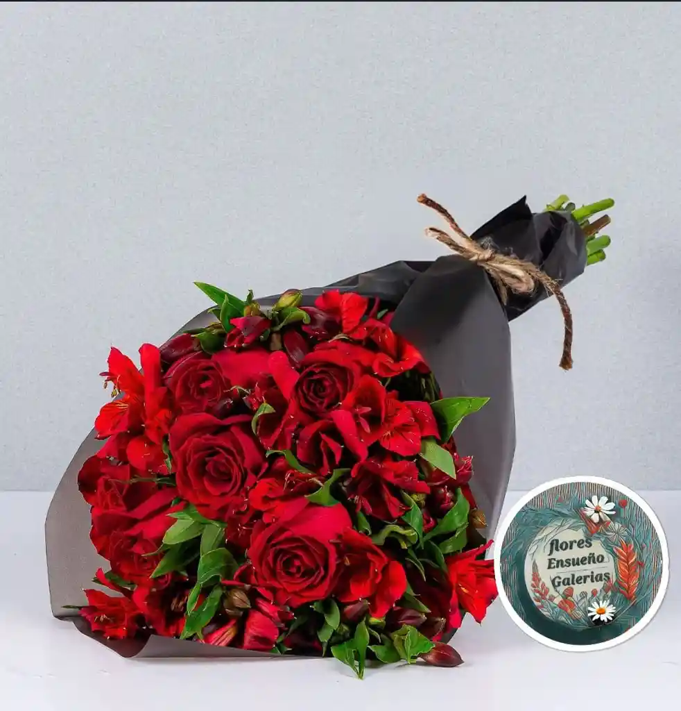 Ramo De Rosas Ígneas