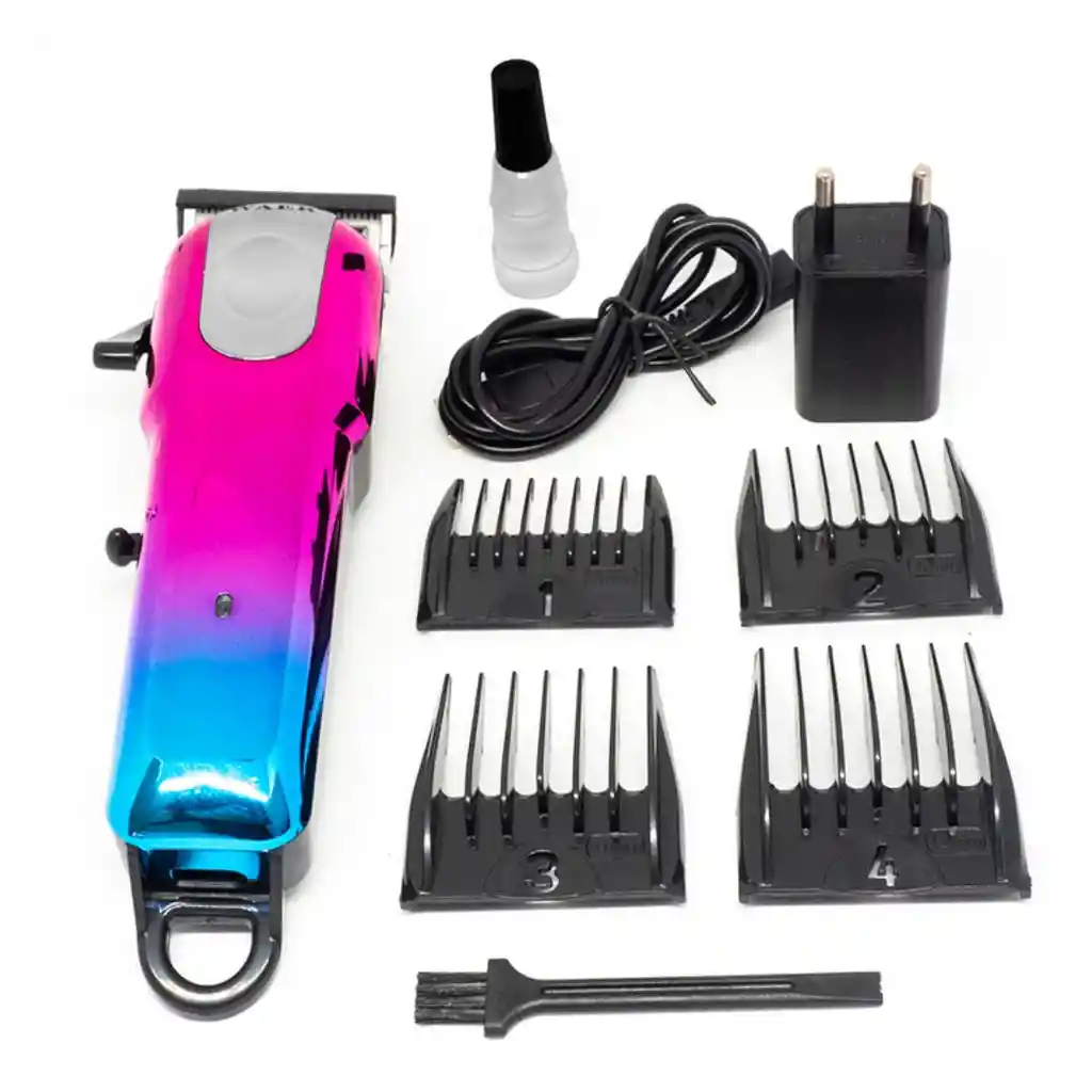 Maquina Peluquera Peluquería Profesional Waer Inalambrica 08157 Bicolor