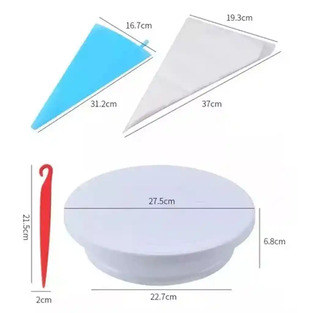Kit De Repostería 66 Piezas – Completo Para Decoración Y Pasteles