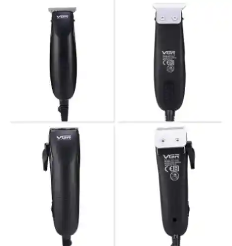 Combo Peluquera + Patillera Profesional Vgr 023 Peluquería Set Alámbrico