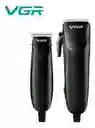 Combo Peluquera + Patillera Profesional Vgr 023 Peluquería Set Alámbrico