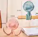 Mini Ventilador Flexible Portatil Recargable Luz Led Viajes