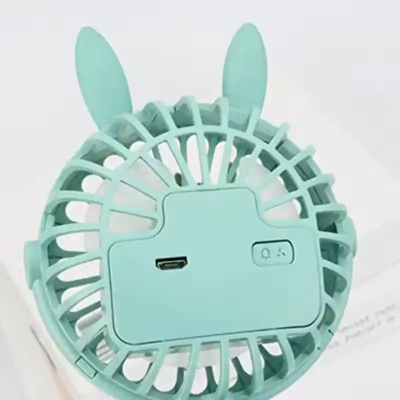 Mini Ventilador Flexible Portatil Recargable Luz Led Viajes