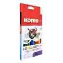 Plumones Kores Doble Punta 10 Colores