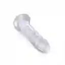 Dildo Transparente Con Chupa