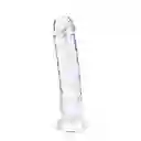 Dildo Transparente Con Chupa