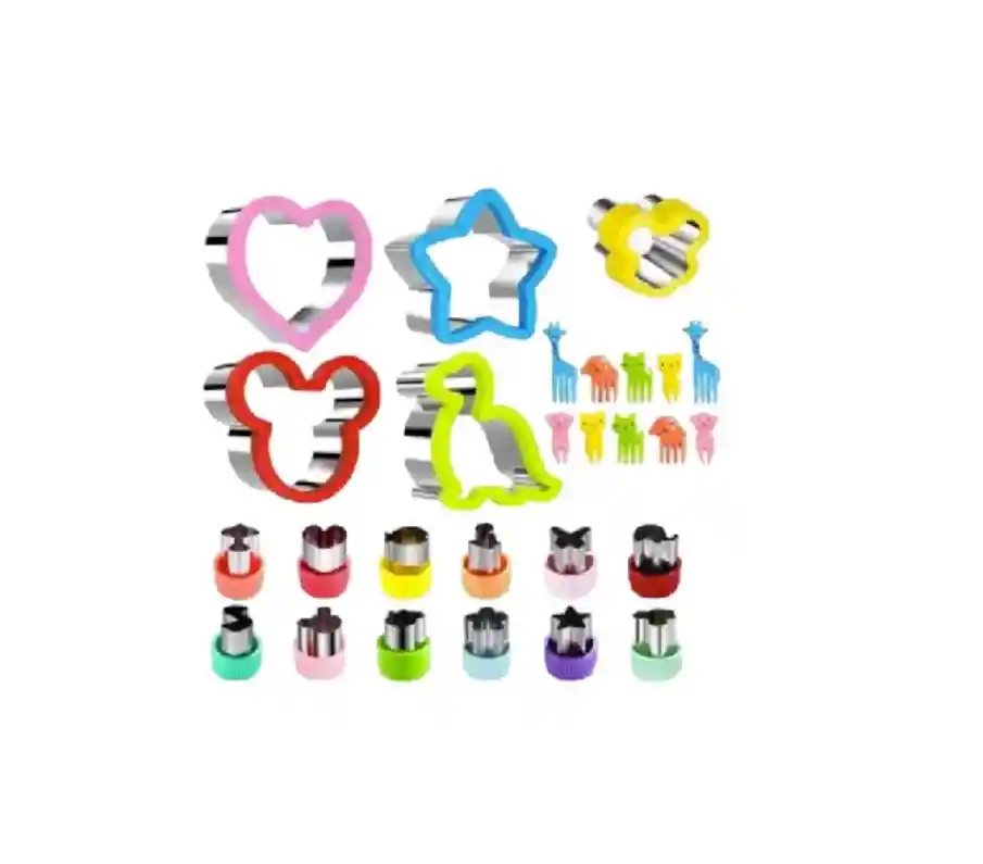Set Cortadores Galletas Alimento Moldes Figuras Formas
