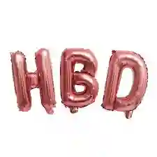 Globos Happy Birthday O Feliz Cumpleaños Negro