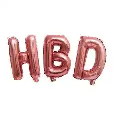 Globos Happy Birthday O Feliz Cumpleaños Negro