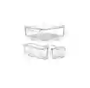 Organizadores Nevera Cocina Set X 7 Contenedores Con Tapa