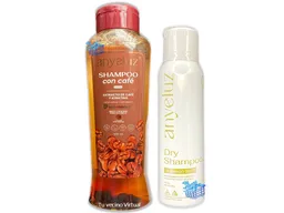 Shampoo Con Cafe Y Shampoo Seco Anyeluz