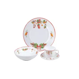 Vajilla Navidad 16pzas Home Elements