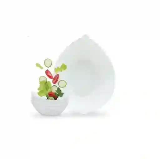 Ensaladera Vitrocerámica Linea Blanca
