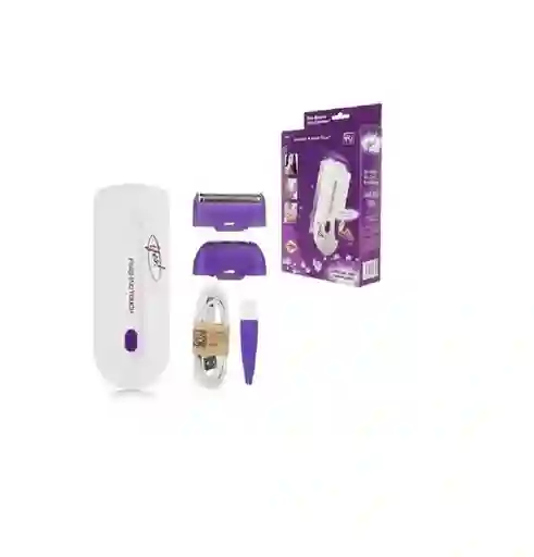 Depiladora Facial 2 En 1 Con Acabado Indoloro Y Led Táctil