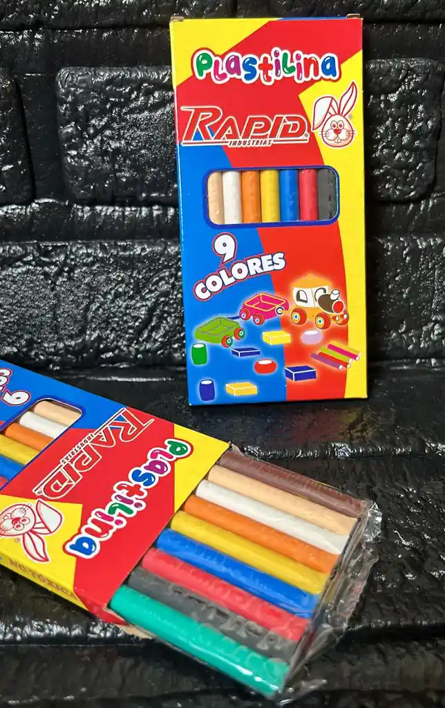 Plastilina Rapid En Barras Largas X 9und