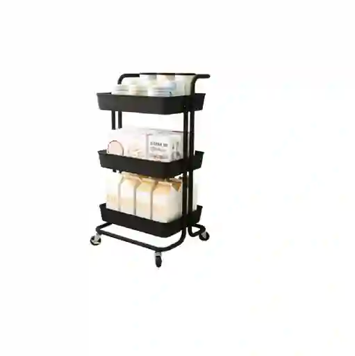 Carro Organizador Mueble Estante De Almacenamiento 3 Niveles