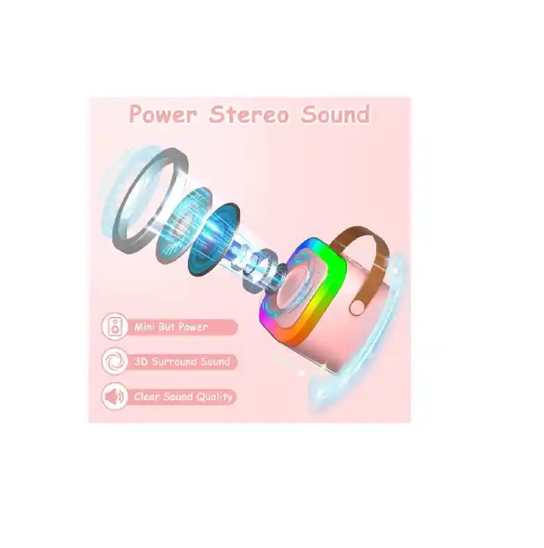 Kit Parlante Y Micrófono Karaoke Para Niños Bluetooth