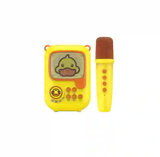 Parlante Karaoke Con 1 Micrófono Inalámbrico Para Niños