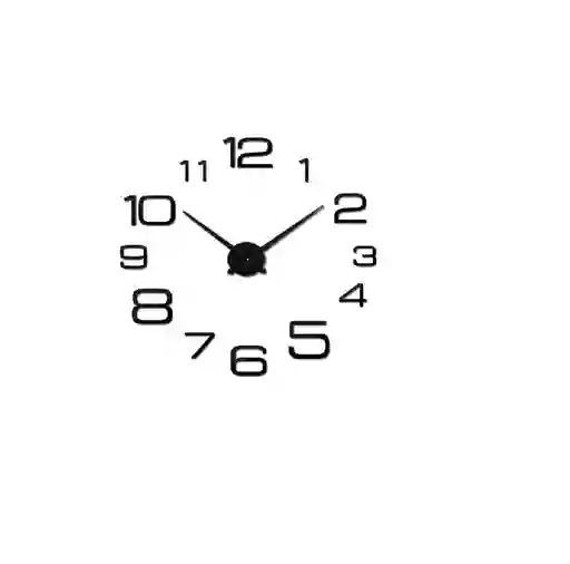 Reloj Pared Diseño Pegatina Sticker 3d