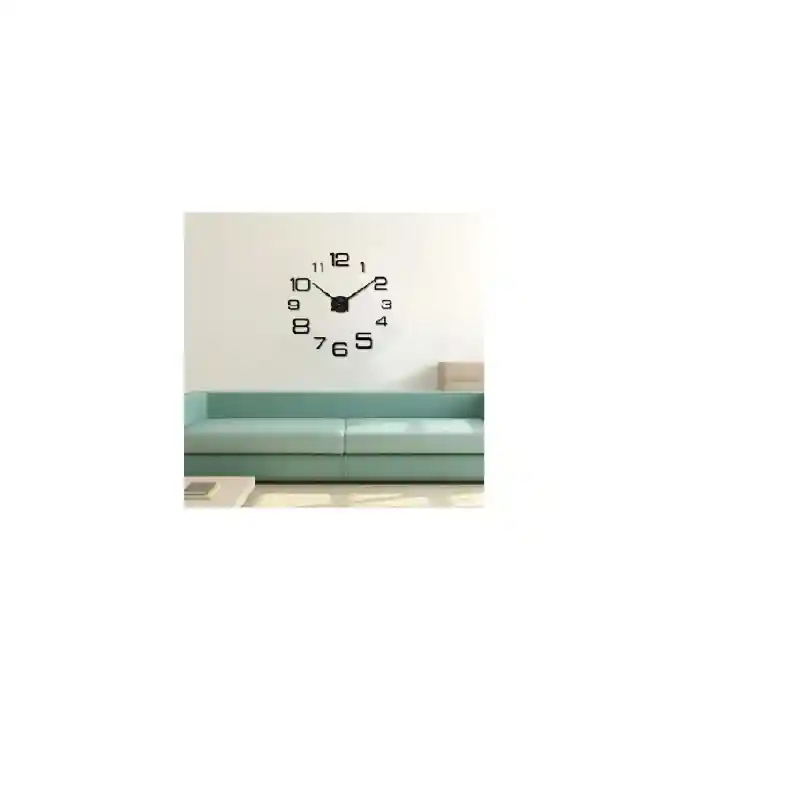 Reloj Pared Diseño Pegatina Sticker 3d