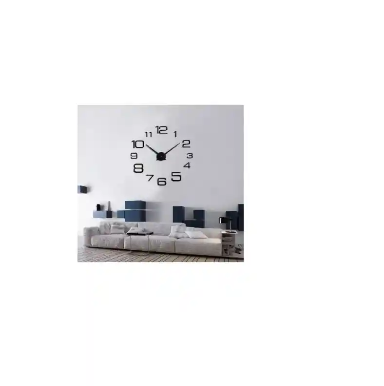 Reloj Pared Diseño Pegatina Sticker 3d