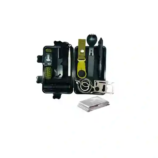 Kit De Supervivencia Sos Caja Herramientas Multiusos Camping