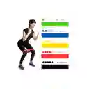 Kit 5 Bandas Elásticas Entrenamiento Gimnasia Fisioterapia
