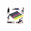 Kit 5 Bandas Elásticas Entrenamiento Gimnasia Fisioterapia