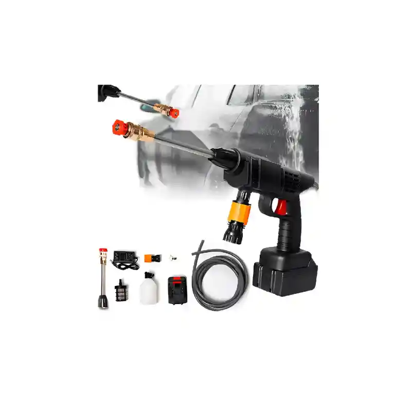 Hidrolavadora Inalambrica Portátil Recargable 48v 2 Baterias