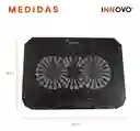 Base Refrigerante Doble Ventilador Soporte Para Computador Laptop Hasta 18'' Ajustable