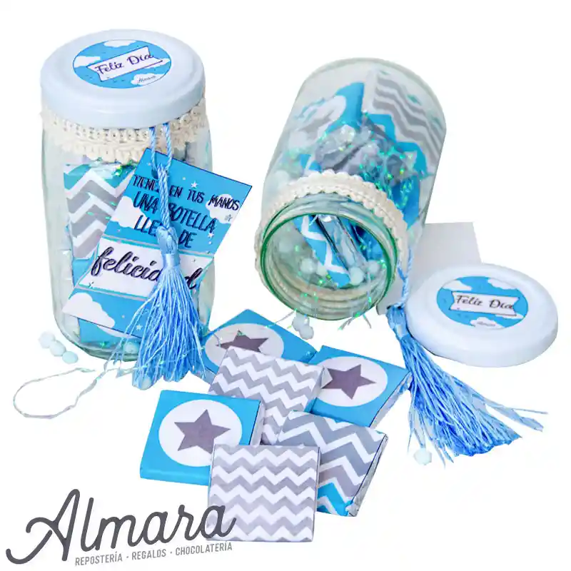 Frasco De Felicidad Azul